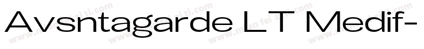 Avsntagarde LT Medif字体转换